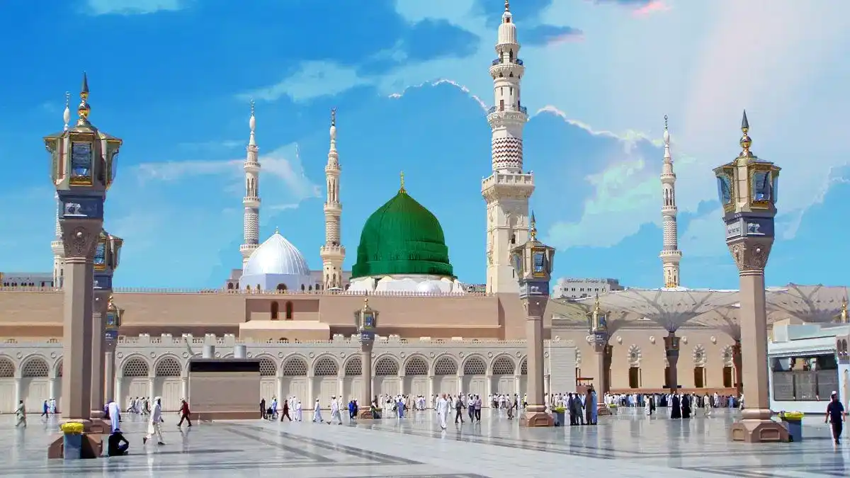 Al-Masjid an-Nabawi in Madinah, Saudi Arabia