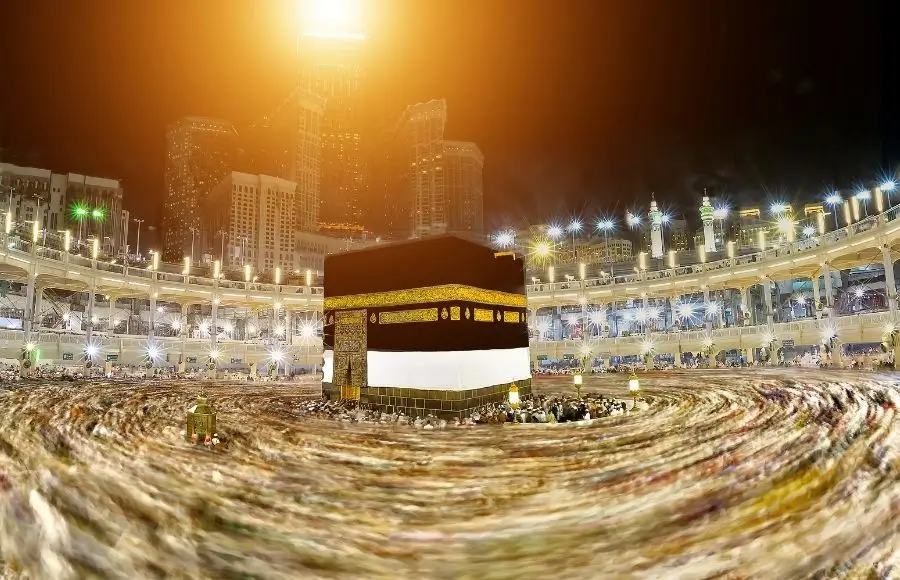 Kaaba in Makkah during pilgrimage
